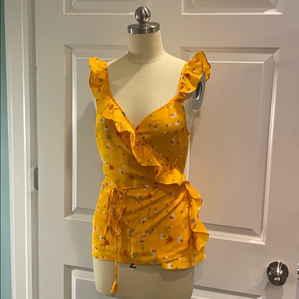 Madewell wrap blouse